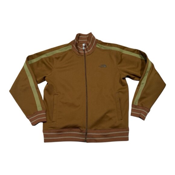 The North Face Mens Track Jacket A5 Series Brown & Olive Full Zip Size Large - Picture 1 of 10